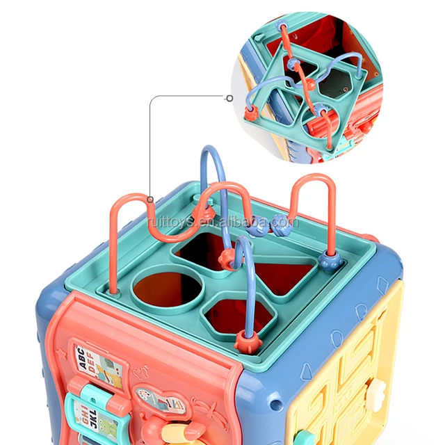 Activity Cube Box for Babies and Toddlers