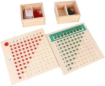 Montessori Wooden Math Peg Boards