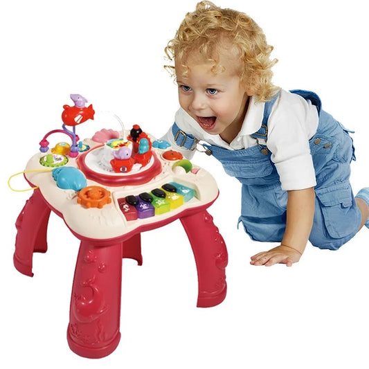 Babies education multitasking music desk