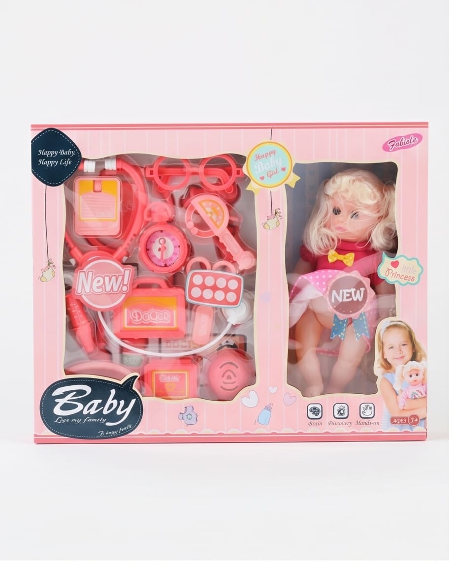 Baby doll and doctor kit