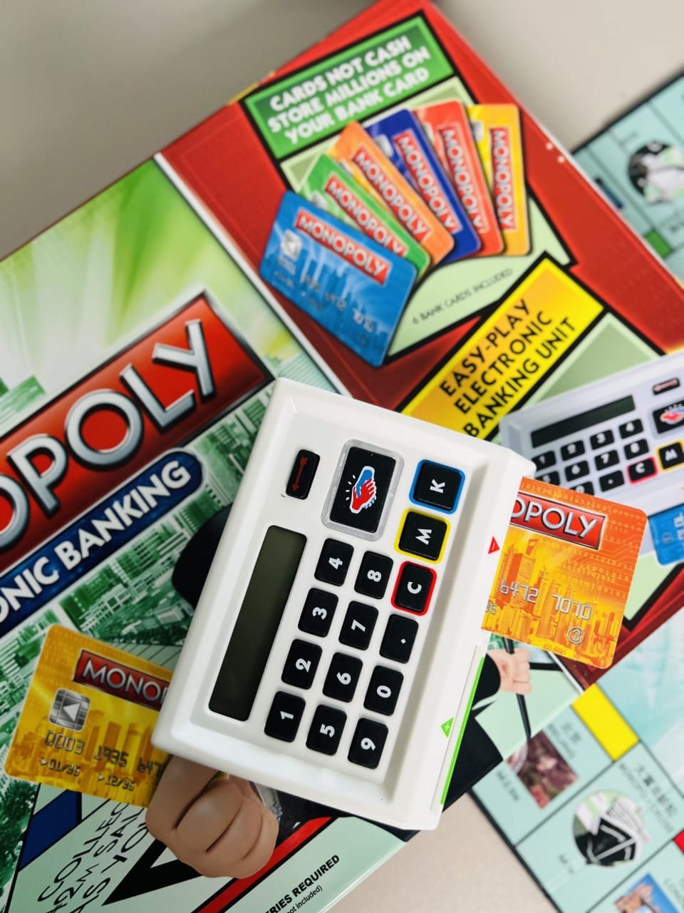 Monopoly electronic banking board game