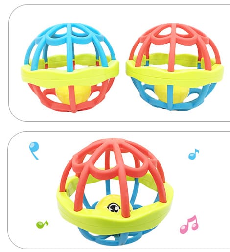 Baby rattle sensory ball