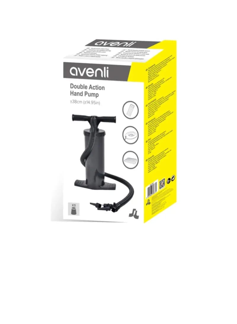 Double action hand pump