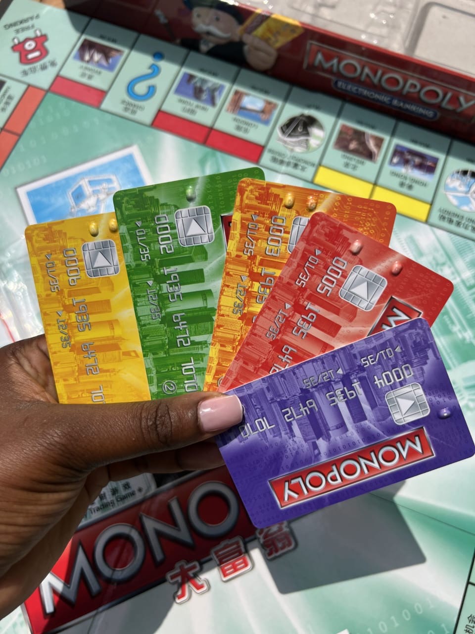 Monopoly electronic banking board game