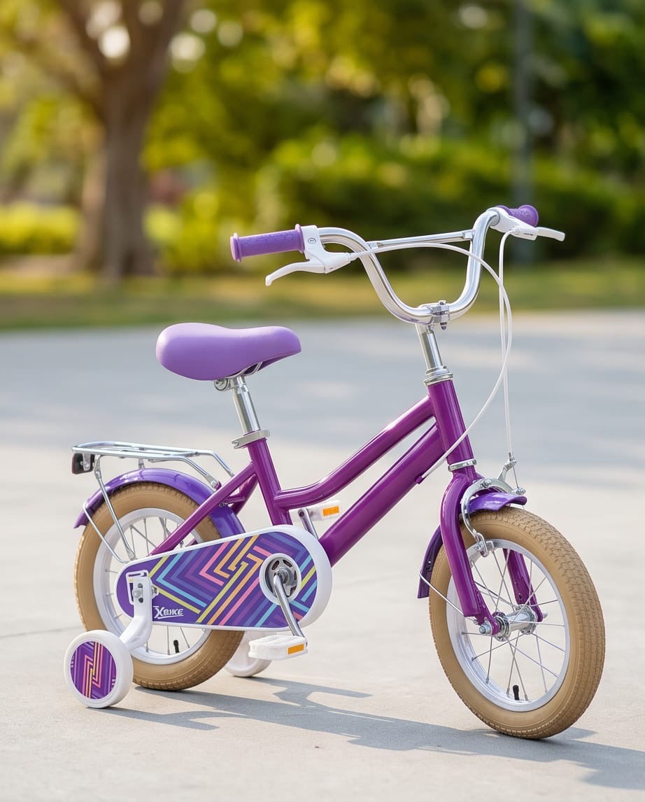 Colorful kids bicycle
