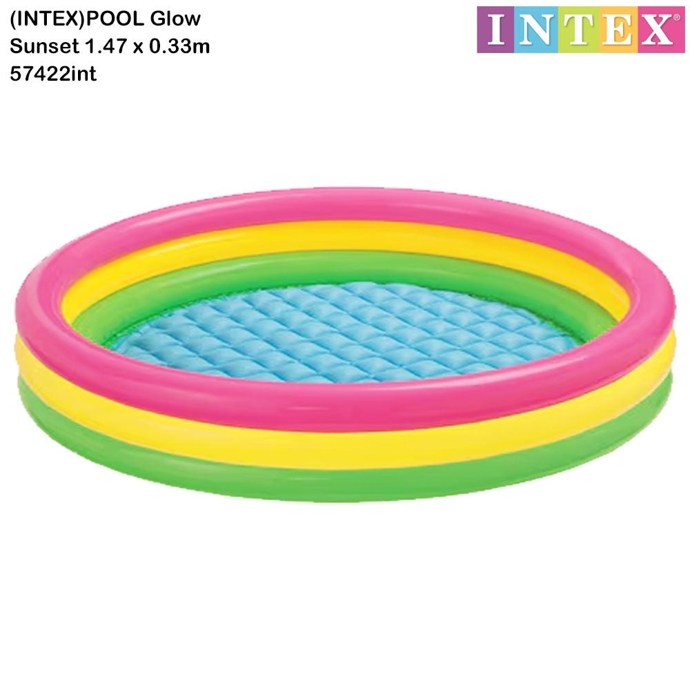 Circular inflatable pool