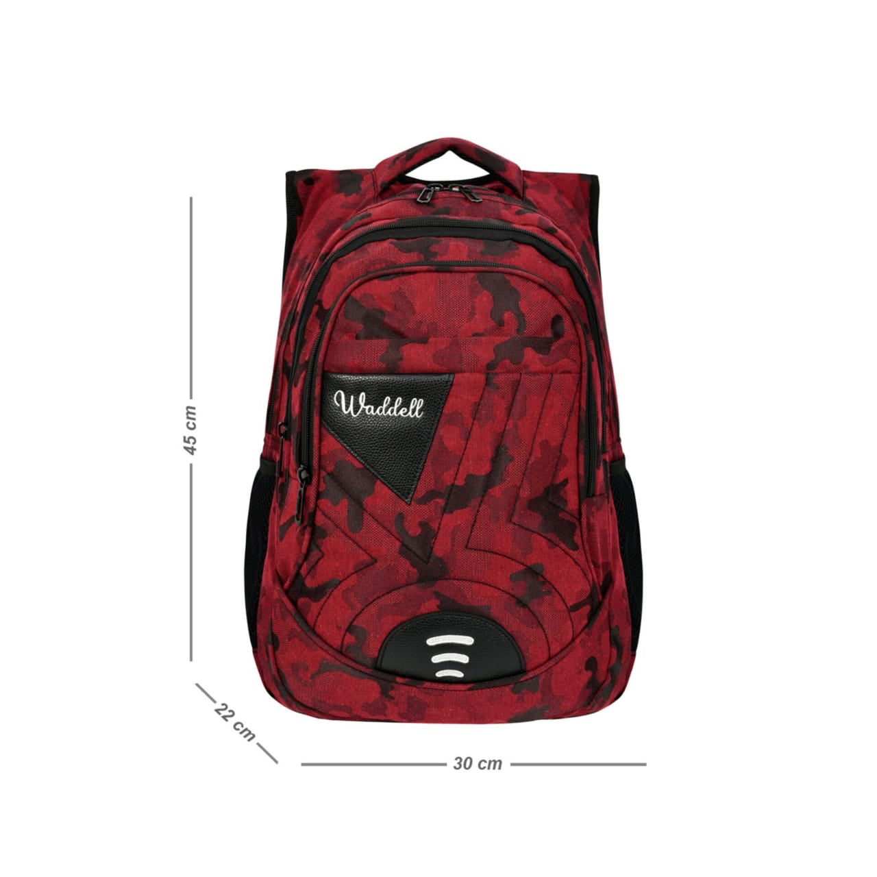 3 colors red school Waddell Backpack