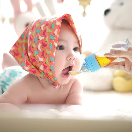 Silicon baby spoon