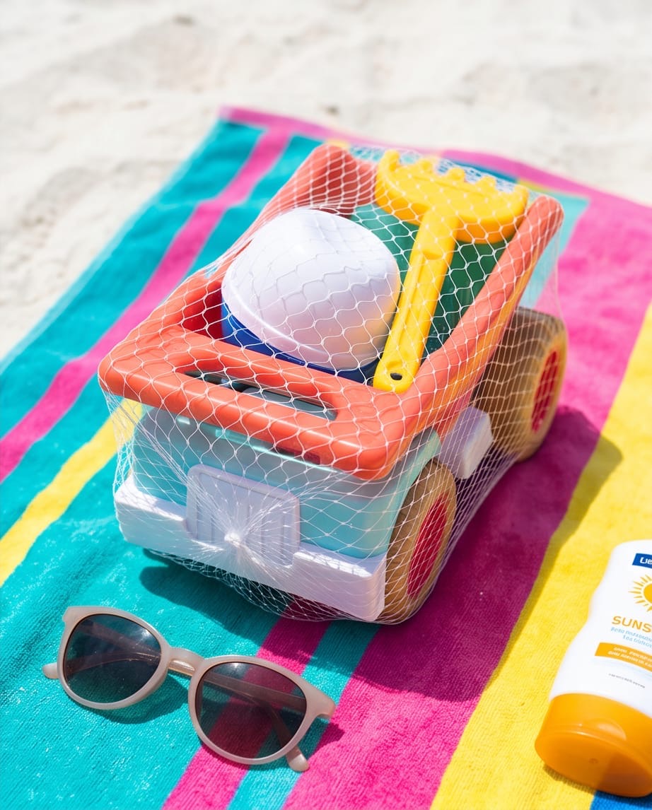 Pastel beach toy set