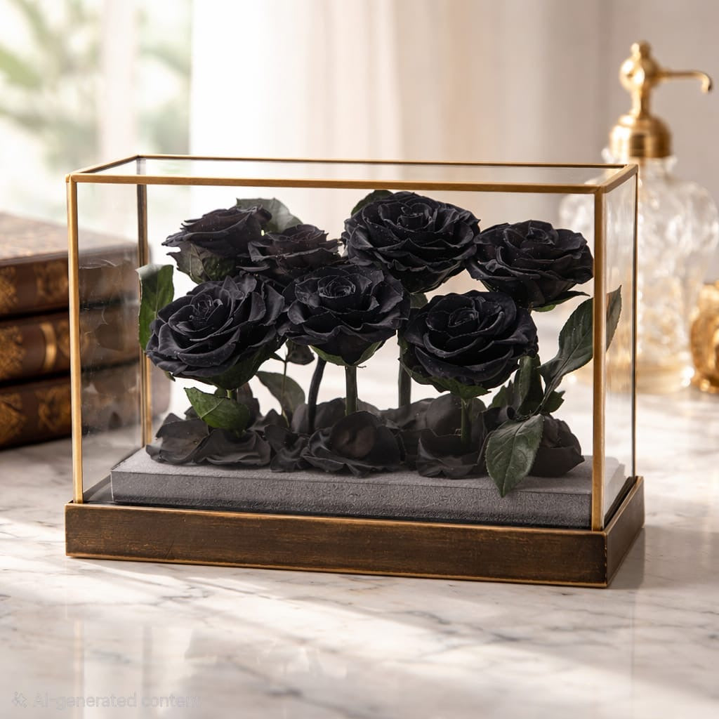 Real flowers packaged