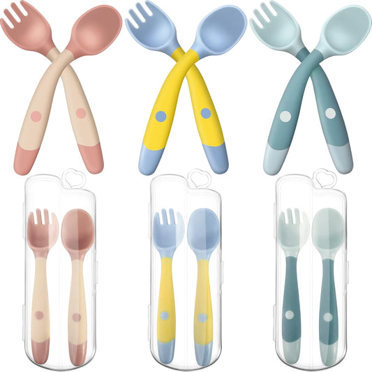 Flexible spoon and fork