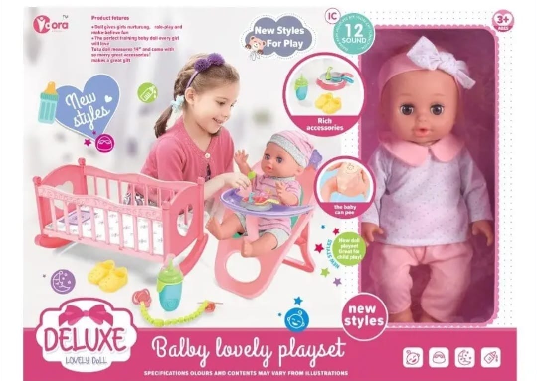 Deluxe baby lovely play set