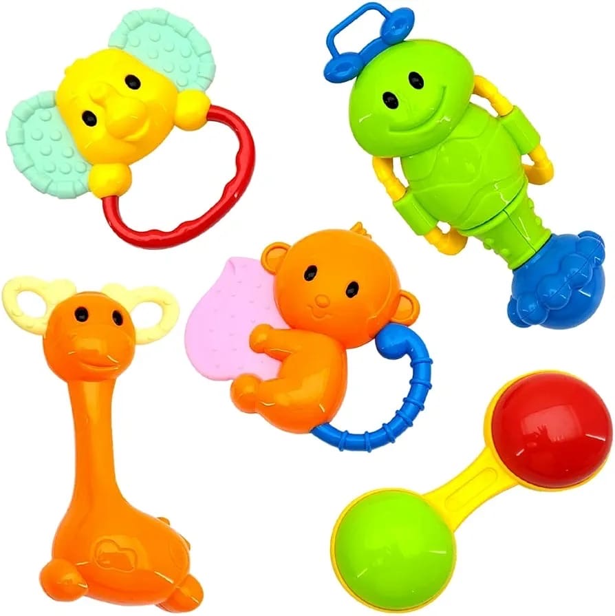 Baby rattle & teeth toy sets