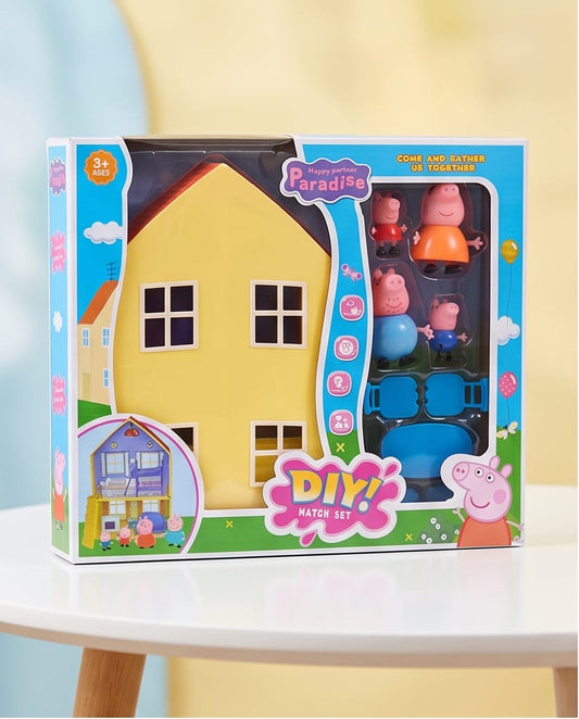 Peppa pig DIY match set family house