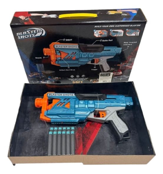 Blaster shoots