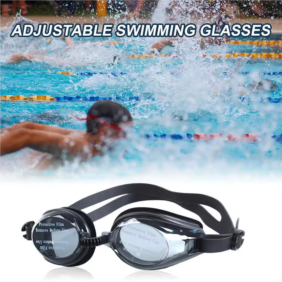 Adjustable swimming glasses