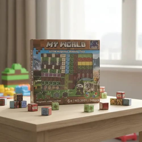 My world stem magnetic building blocks
