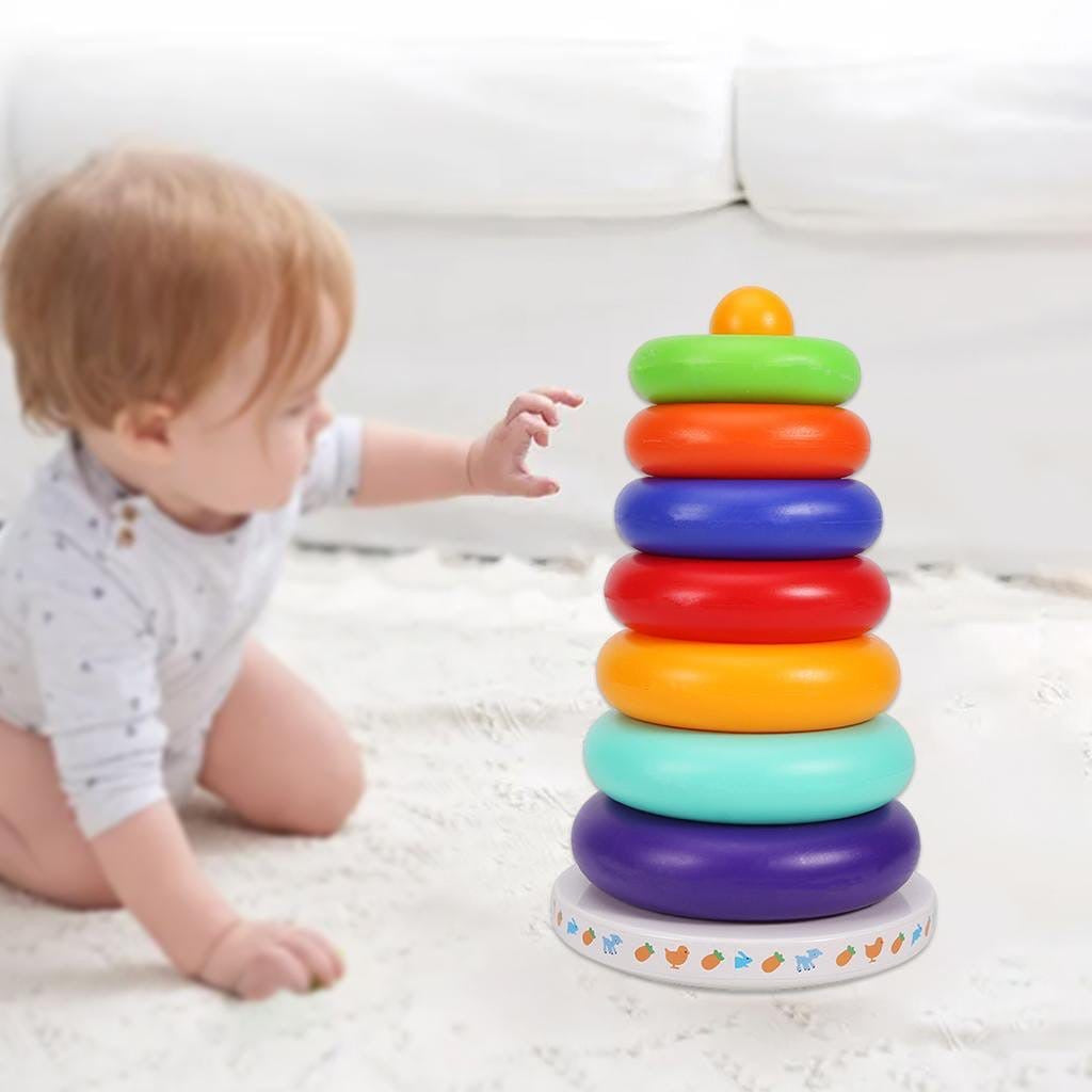 Stacking ring tower