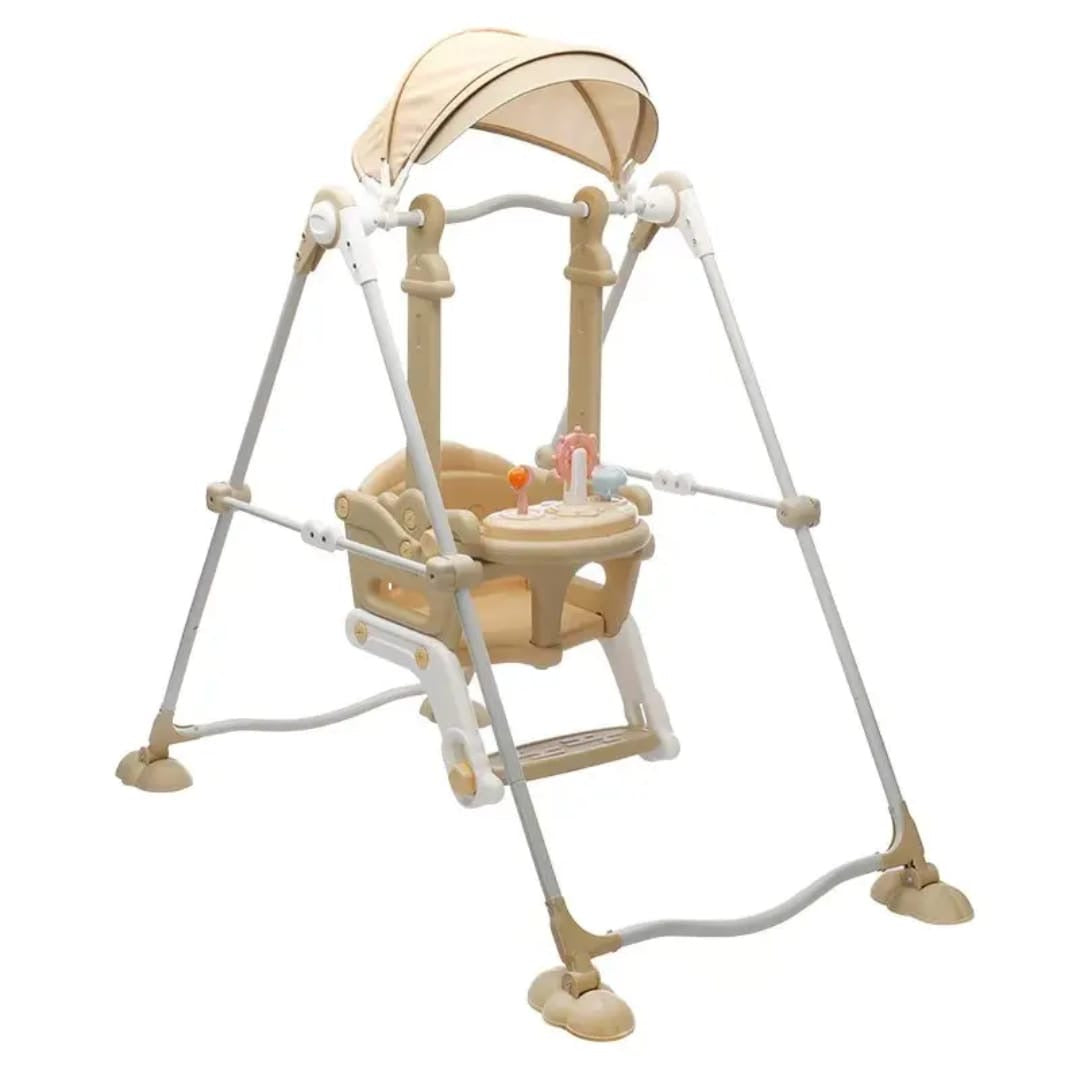 Baby soothing swing chair with canopy