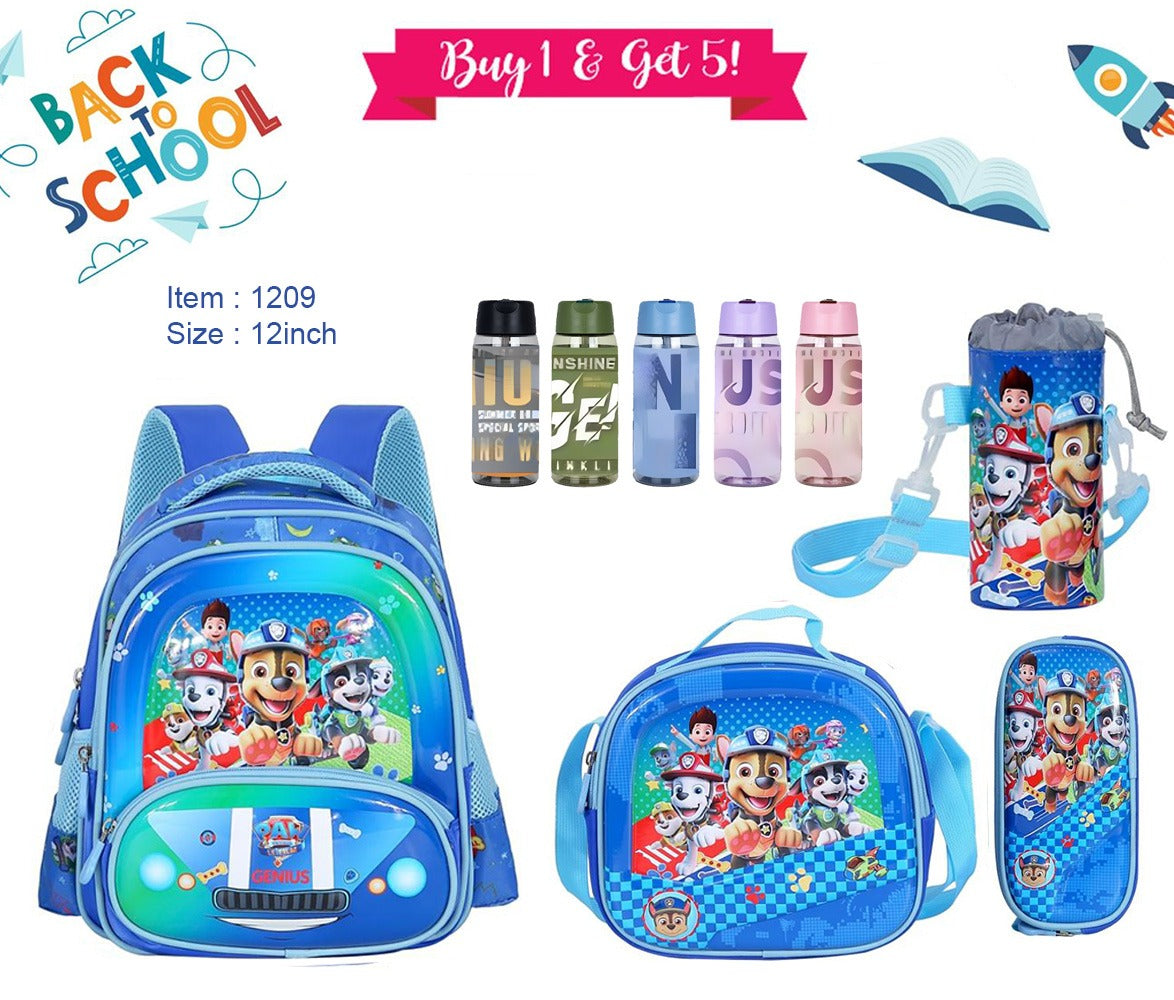 Paw patrol Backpack 12” set