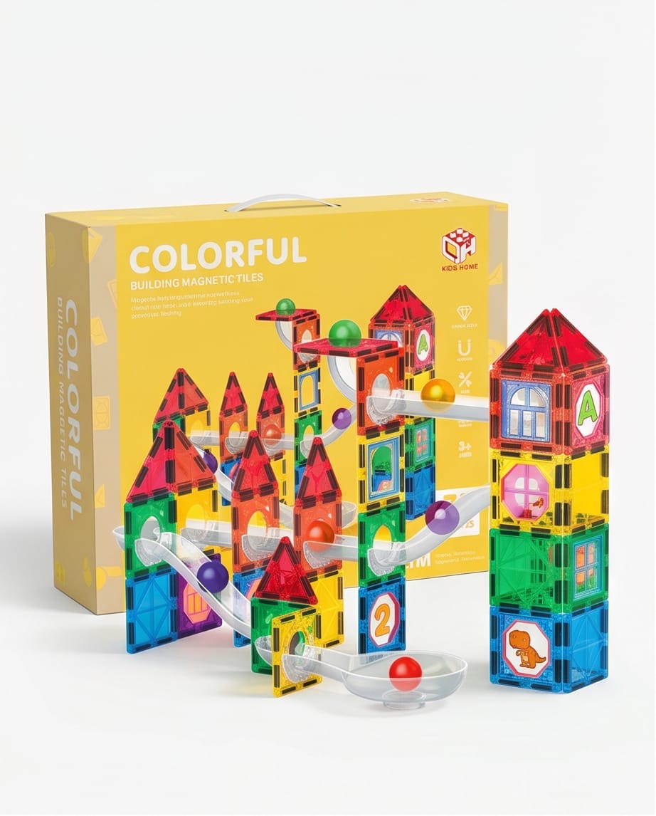 Colorful building magnetic blocks