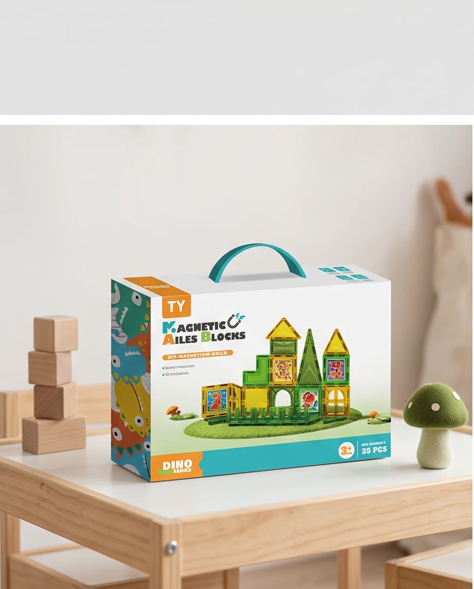 Ty magnetic tiles blocks -dino series