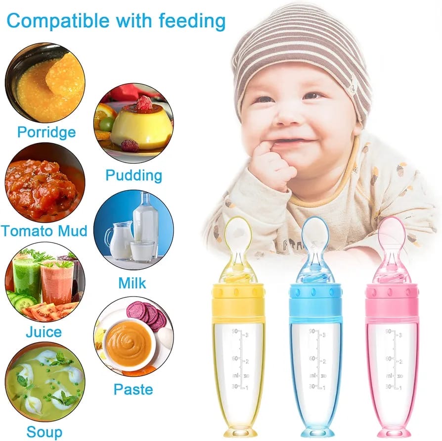 Silicon baby spoon