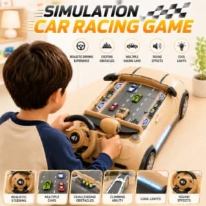 Simulated driving racing car console