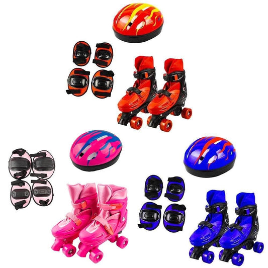 Roller Skates with Head and Knee protection