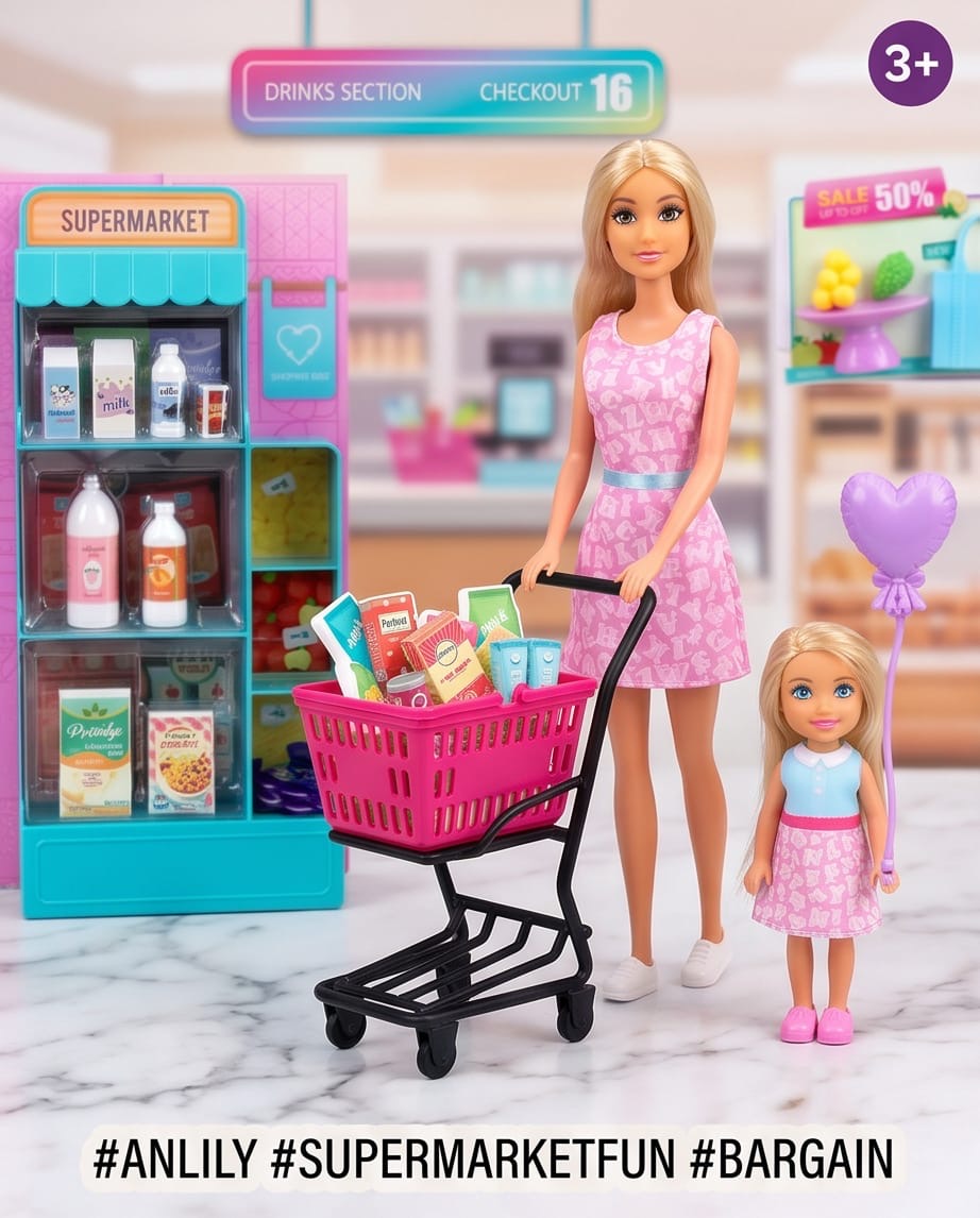 Anlily collection supermarket set