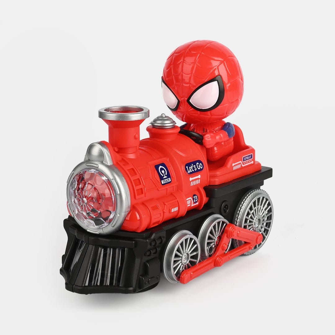 Spider man simulated chimney train