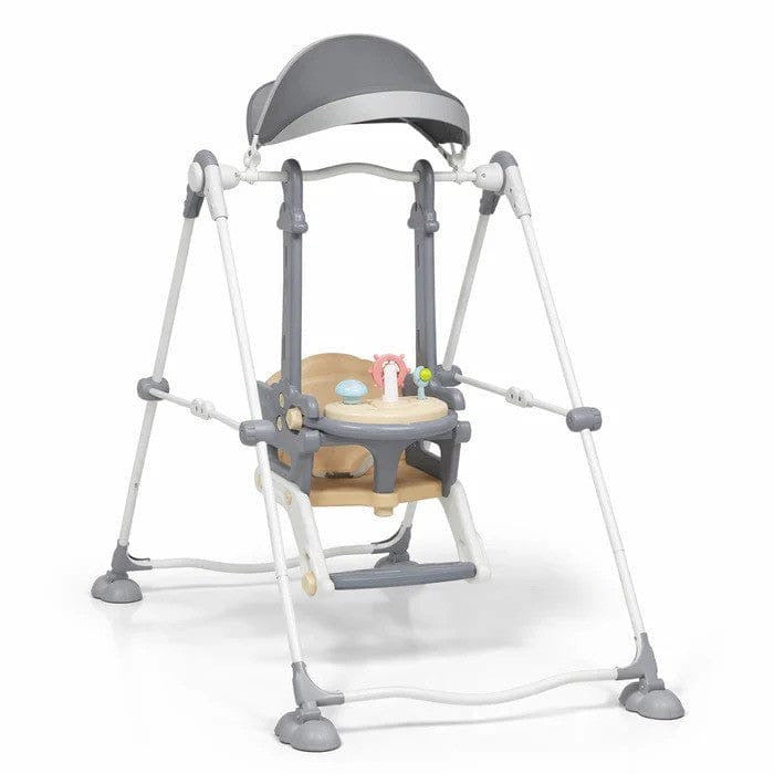 Baby soothing swing chair with canopy
