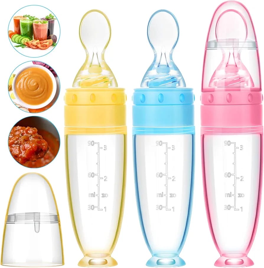 Silicon baby spoon