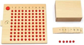 Montessori Wooden Math Peg Boards