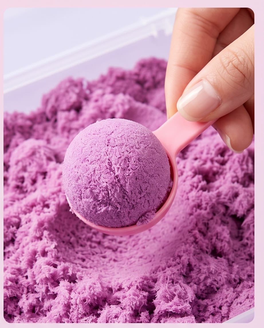 Cotton sand ice cream set
