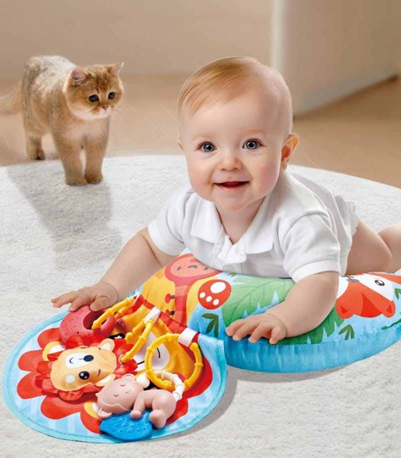 Baby rummy time pillow