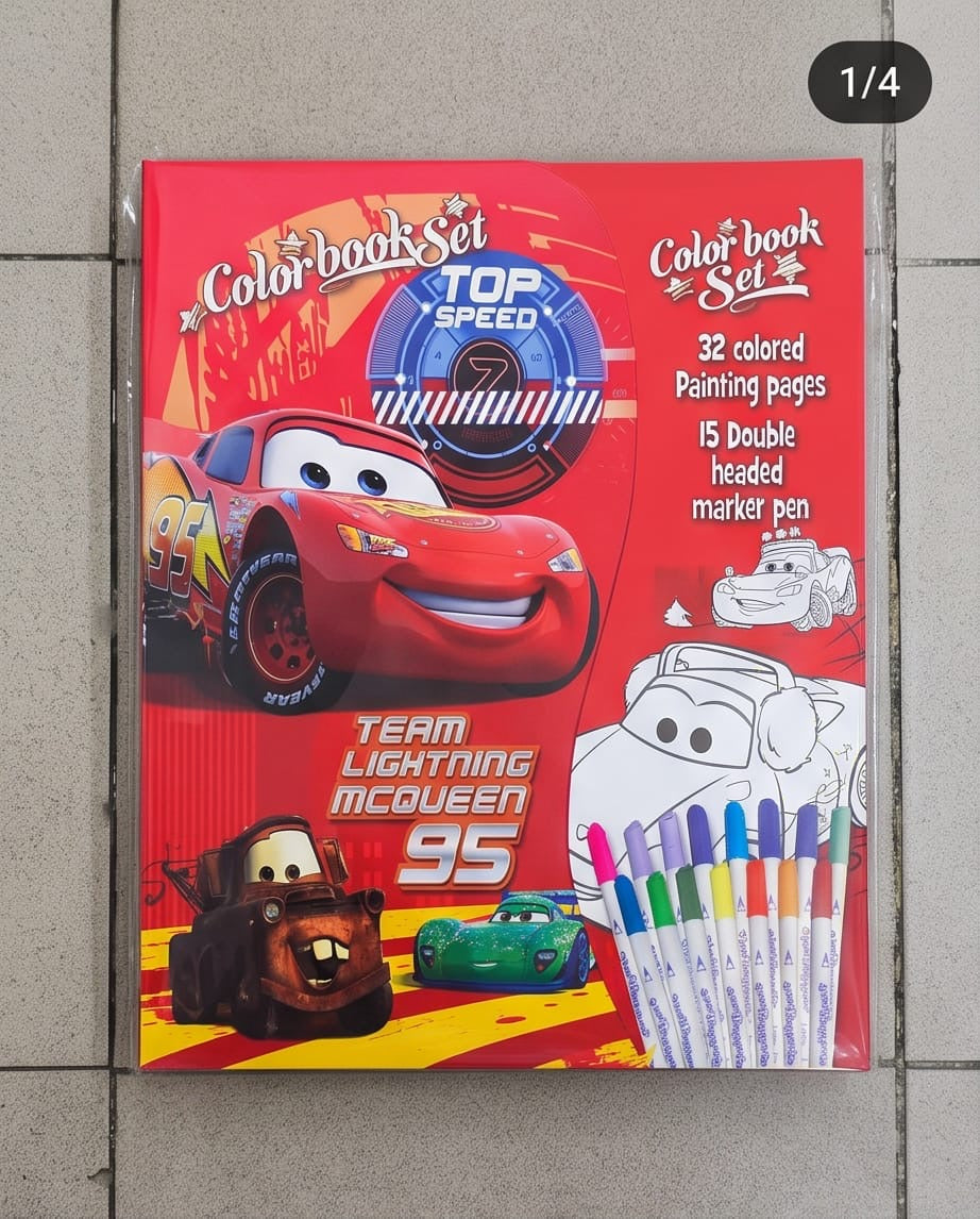 Character coloring book set