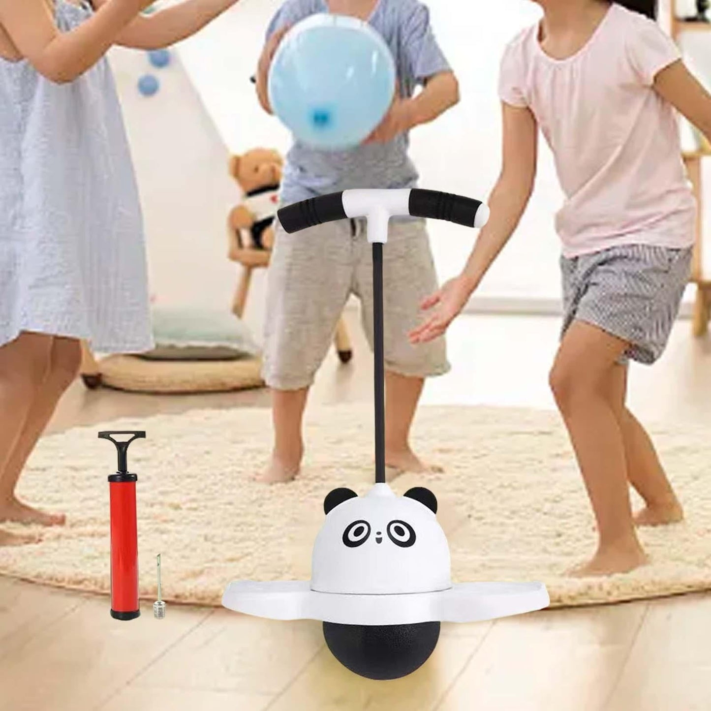 Panda pogo bounce ball