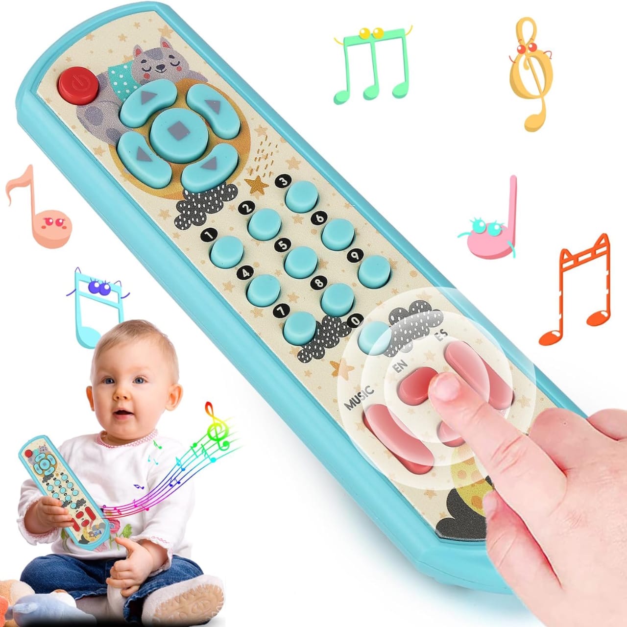 Musical TV remote control