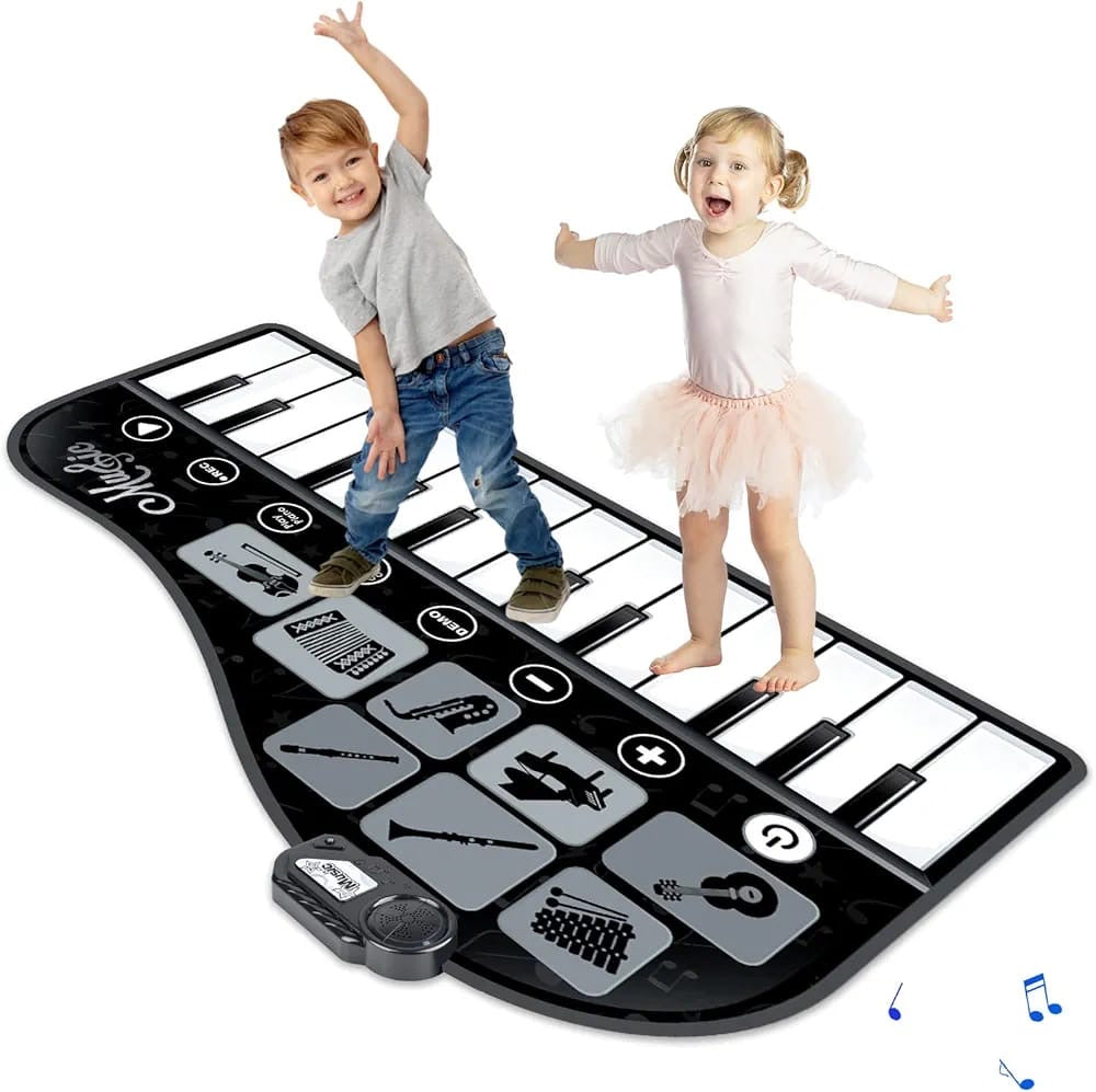 Musical piano mat