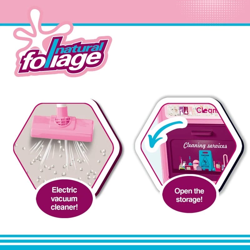 Clean trolley play set