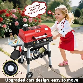 Barbecue grill play set