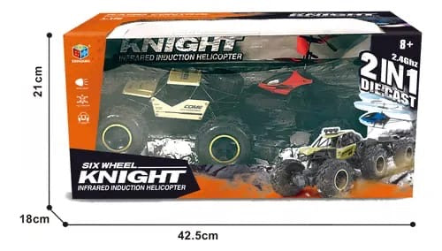 2in1 remote control vehicle & helicopter