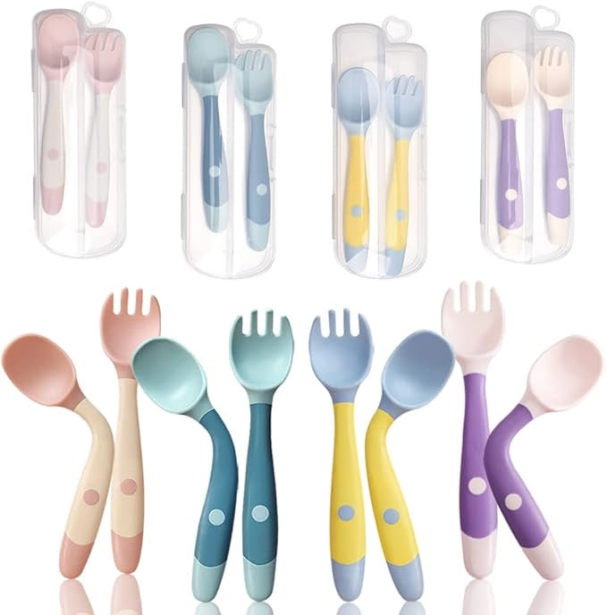 Flexible spoon and fork