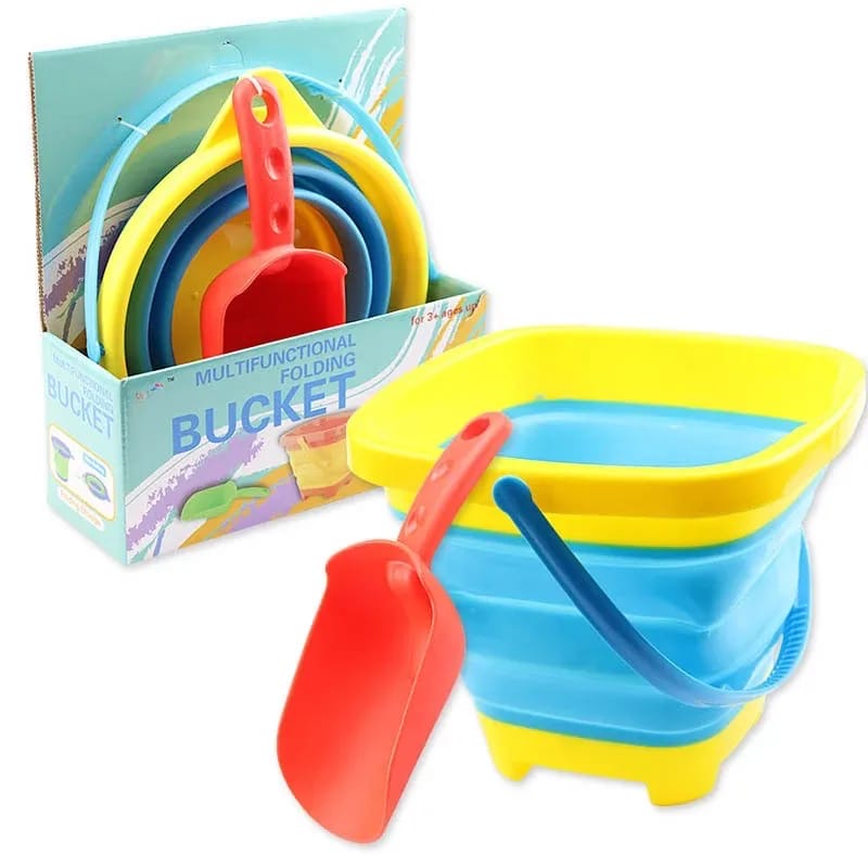Multifunctional folding bucket