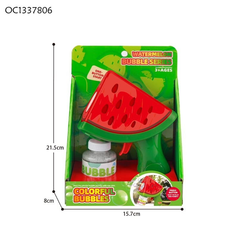 Watermelon bubble machine
