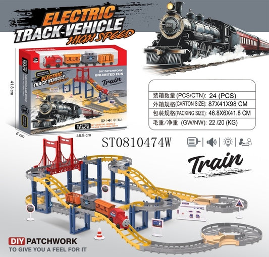 Electric high speed track vehicle