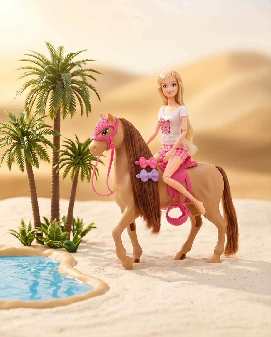 Doll and horse play set