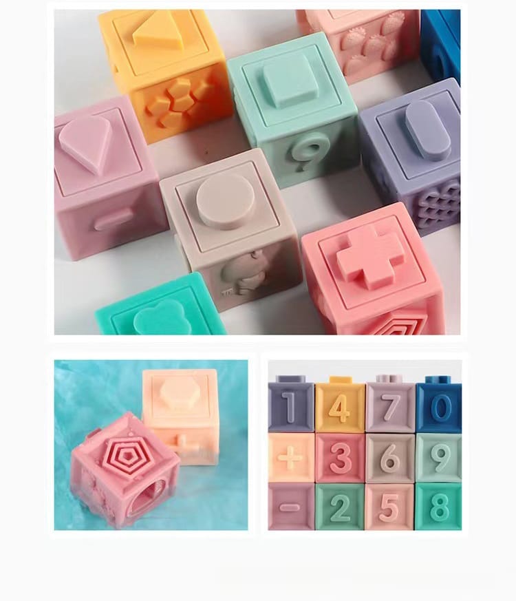 Baby sensory stacking ball