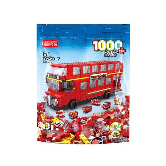 1000+ Building Blocks Double Decker Bus